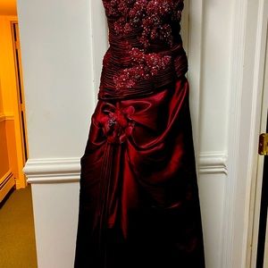 Gorgeous beaded gown worn once